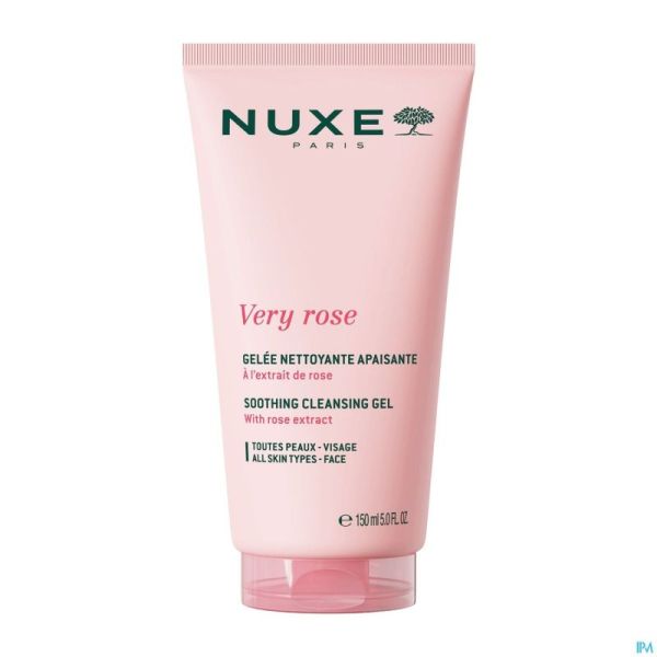 Nuxe Very Rose Gelee Nettoyante Apaisante 150Ml