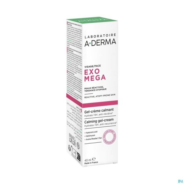 Aderma Exomega Visage Gel-Creme 40Ml