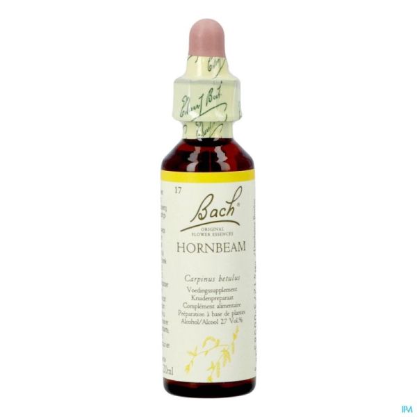 Bach Flower Remedie 17 Hornbeam 20ml