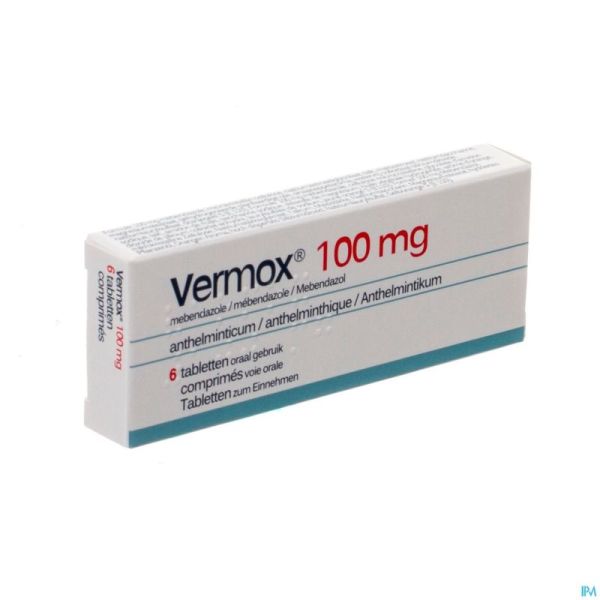 Vermox 100Mg Tabl 6 X 100Mg Pip