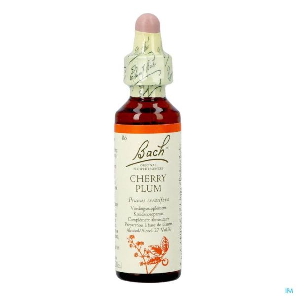 Bach Flower Remedie 06 Cherry Plum 20ml