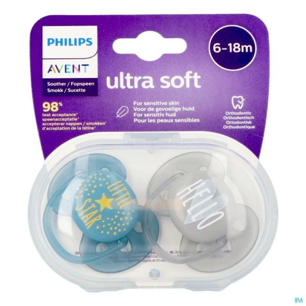 Philips Avent Fopspeen 6m+ Soft Mix