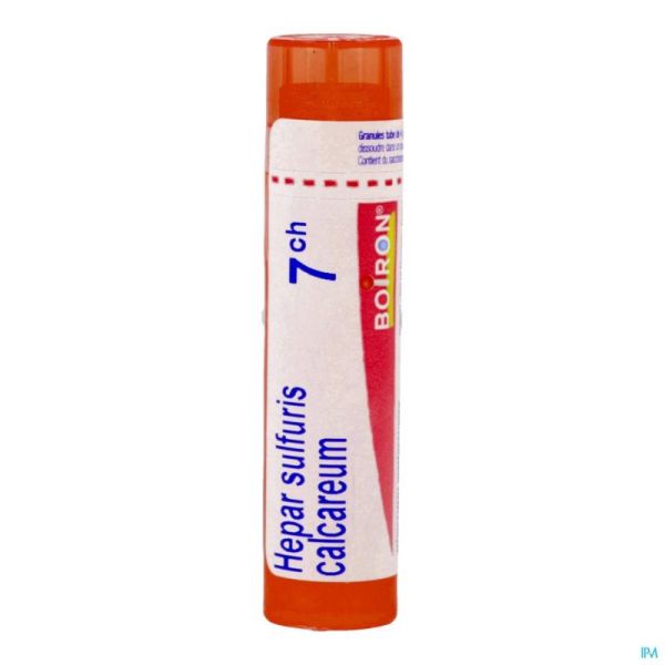 Hepar Sulfuris Calcareum Boiron 7CH Streukügelchen 4 g