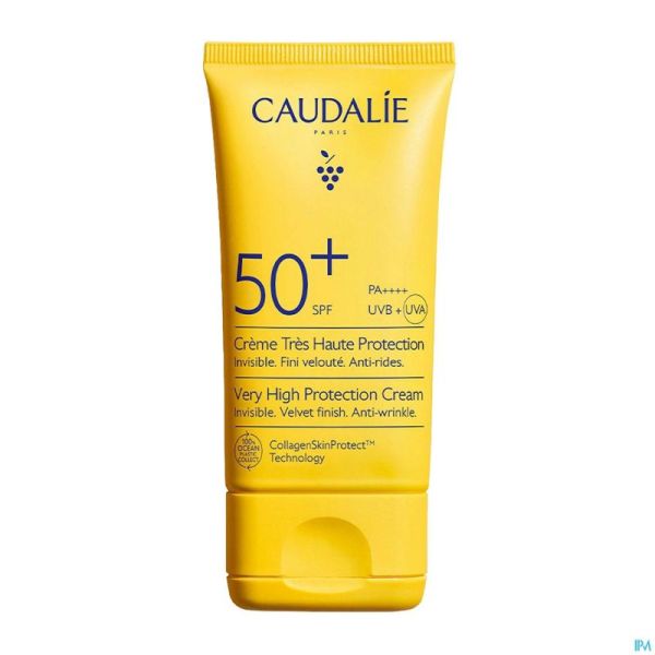 Caudalie Sun Creme Tres Haute Protect. Spf50+ 50Ml