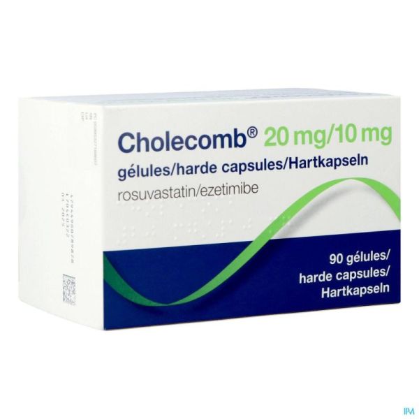 Cholecomb 20mg/10mg Harde Caps 90