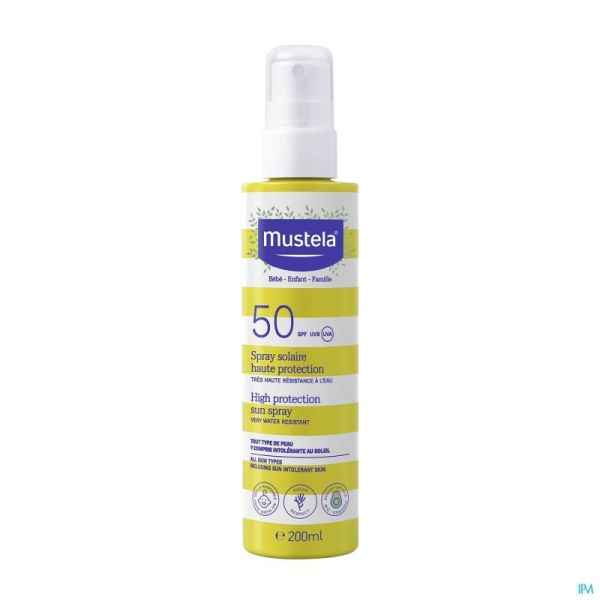 Mustela Sol Lait Tres Haute Protect. Ip50 200ml