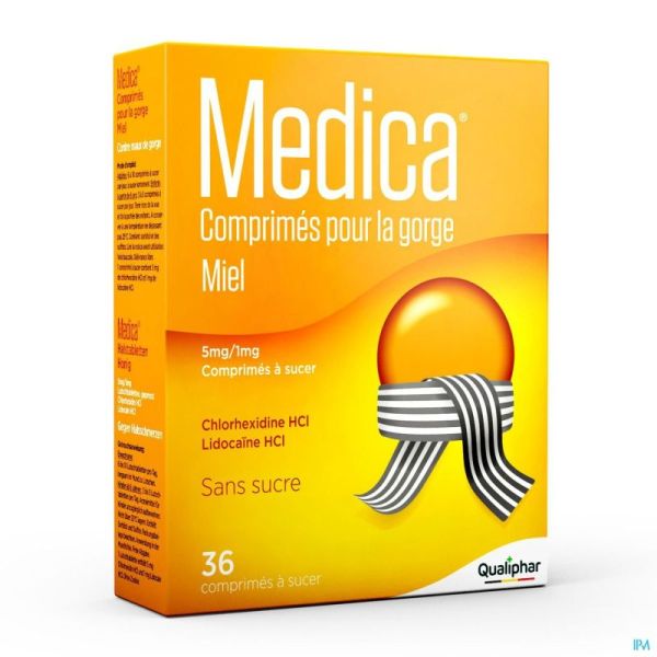 Medica Keeltabletten Honing 36 zuigtabletten