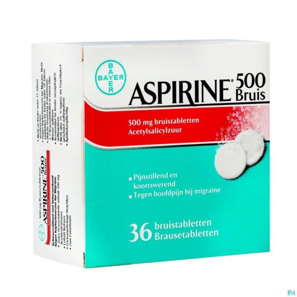 Aspirine 500 Mg Comp Eff 36