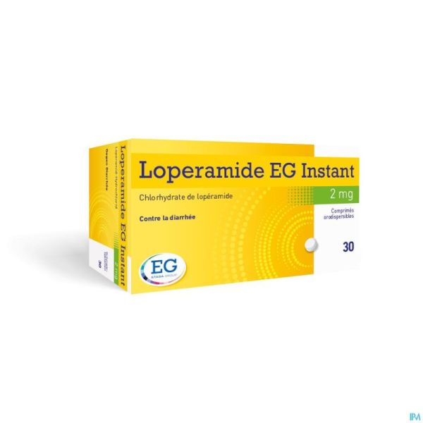 Loperamide Eg Instant 2Mg Comp Orodisp. 30