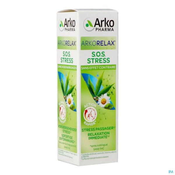 Arkorelax Stress Cannabis Sativa Spray Fl 10ml
