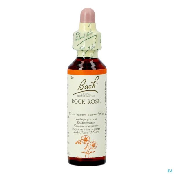 Bach Flower Remedie 26 Rock Rose 20ml