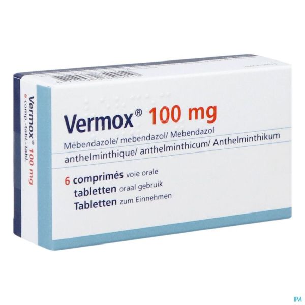 Vermox Orifarm 100mg Comp 6 Pip