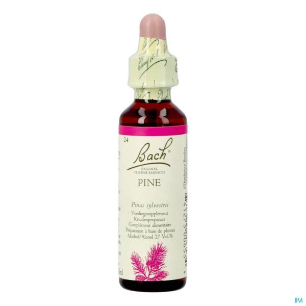 Bach Flower Remedie 24 Pine 20ml