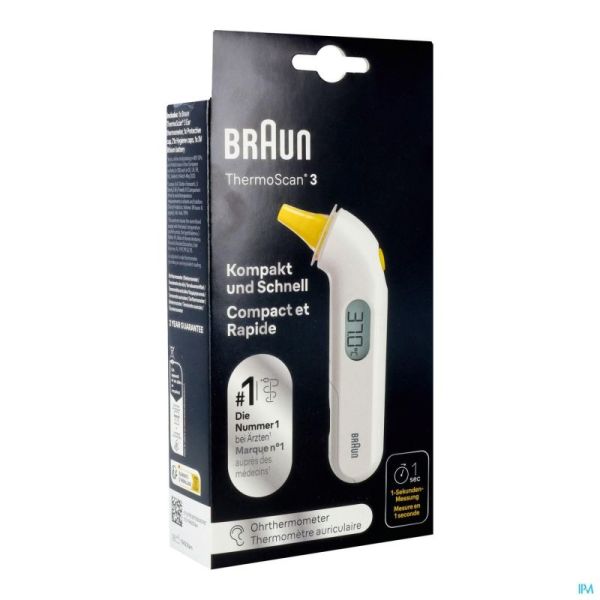 Braun Thermoscan 3 Oorthermeter Infrarood
