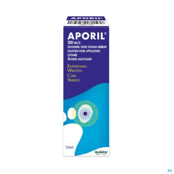 Aporil Lös. z. Anw. auf d. Haut 10 ml
