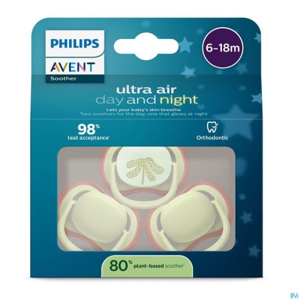 Philips Avent Sucette +6M 3 Pack