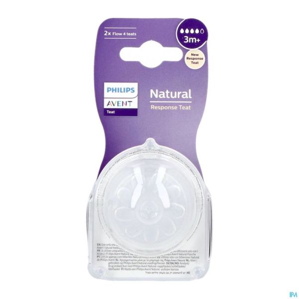 Philips Avent Natural 3.0 Zuigspeen 3m+ T4 1