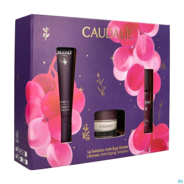 Caudalie Coffret Noel Premier Cru 2025 3 Prod.