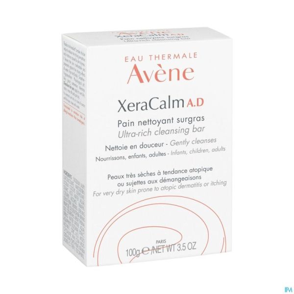Avene Xeracalm Ad Pain Nettoyant Surgras 100G