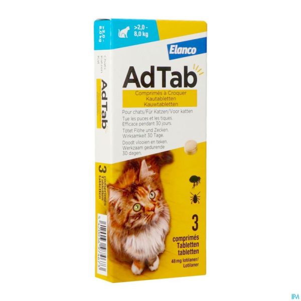 Adtab 48Mg Chat >2Kg-8Kg Comp A Croquer 3