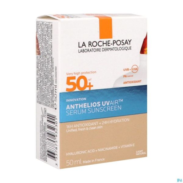Lrp Anthelios Uvair Serum Solaire Teinte Light50Ml