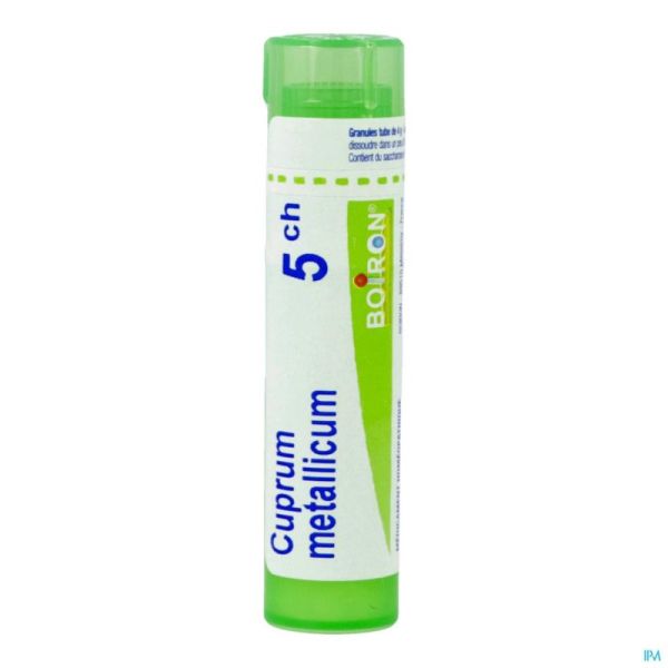 Cuprum Metallicum Boiron 5CH Streukügelchen 4 g