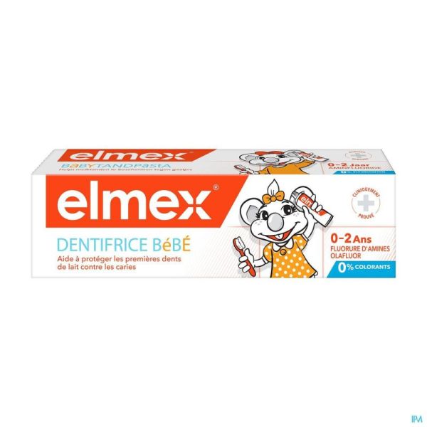 Elmex Dentifrice Bebe 0-2ans 50ml