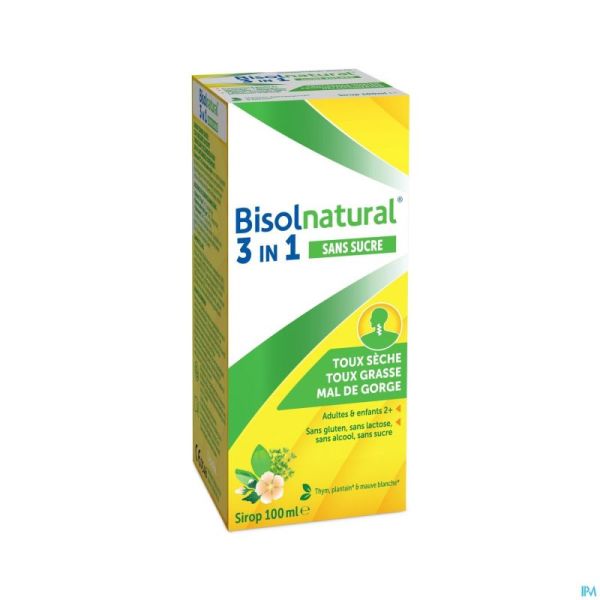Bisolnatural Sirop S/Sucre 100Ml