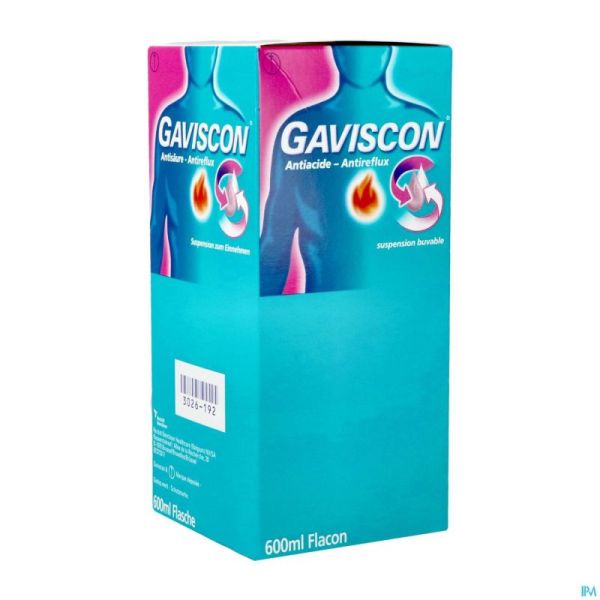 Gaviscon Antiacide-Antireflux Susp Buvable 600Ml