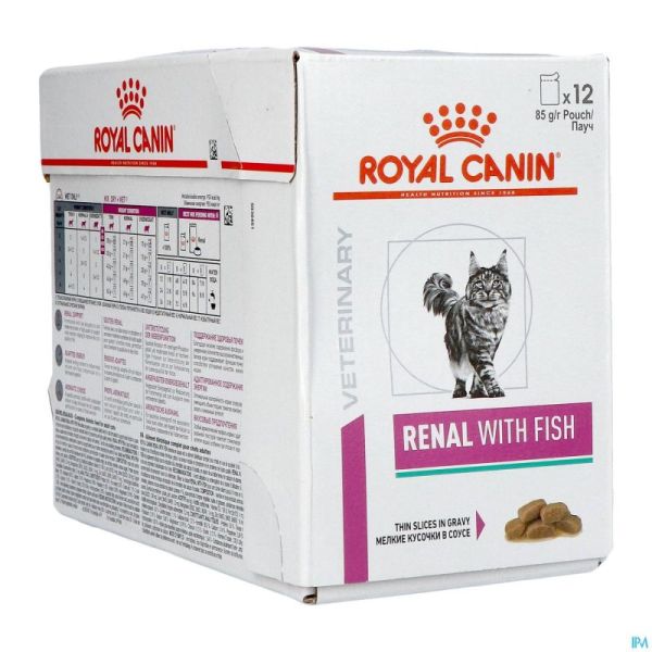 Royal Canin Vdiet Feline Renal Tuna Pouch 12X85G