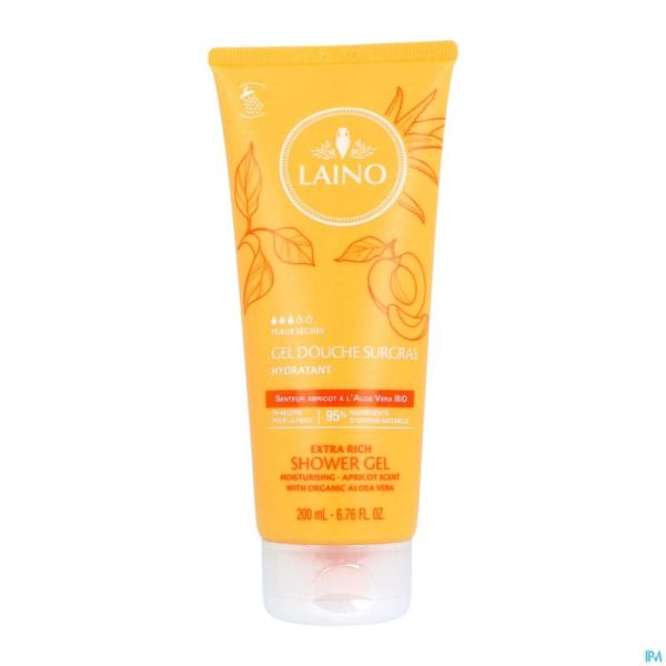 Laino Douchegel Overvet Abrikoos 200ml