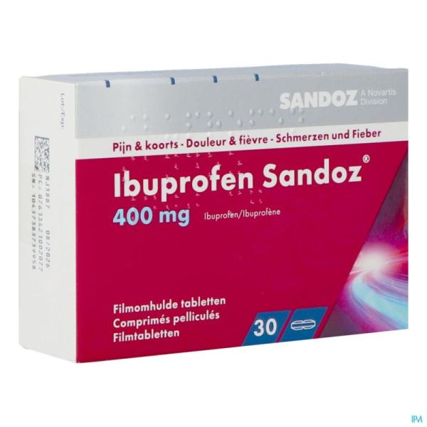 Ibuprofen Sandoz 400 mg Filmtabl. 30