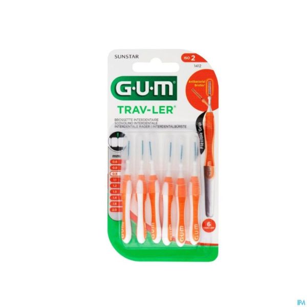 Gum Trav-Ler Brosse Interdent. 0,9Mm 6 1412M6