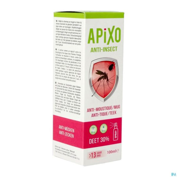 Apixo A/Insect Deet 30% Spray 100Ml