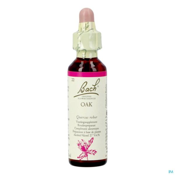 Bach Flower Remedie 22 Oak 20ml