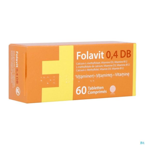 Folavit 0,4Mg Db Comp 60