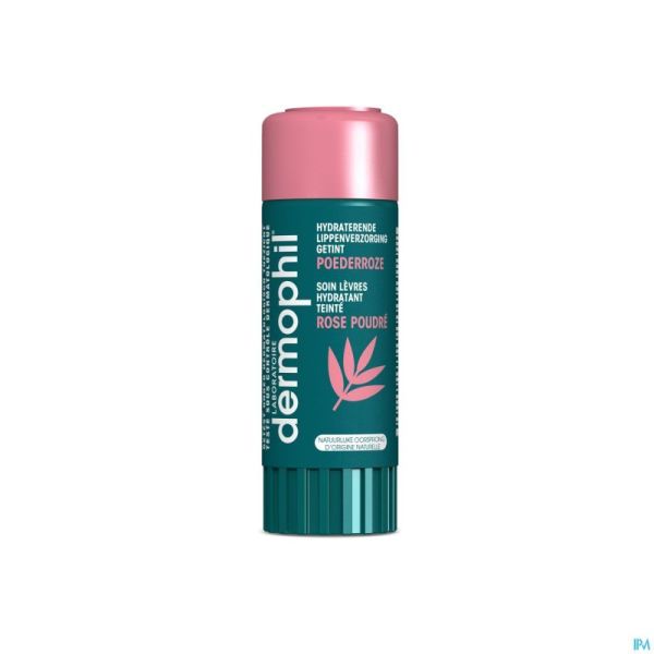 Dermophil Soin Levres Hydratant Rose Poudre 4G