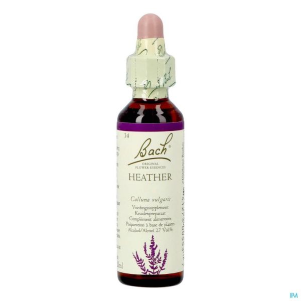 Bach Flower Remedie 14 Heather 20ml